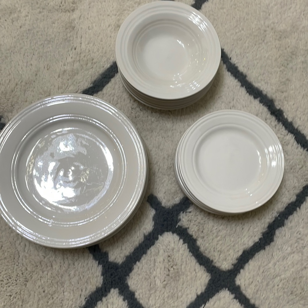 New never used dishes